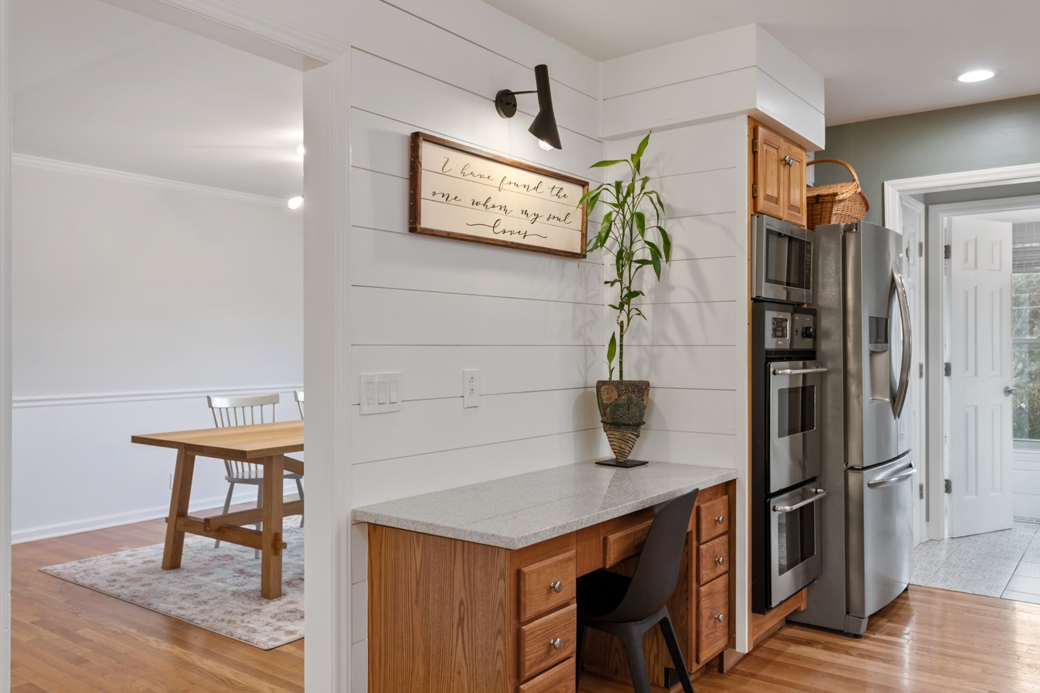 754 High Point Ridge Road Franklin, TN 37069 - Photo 14 of 53 a kitchen with stainless steel appliances granite countertop a refrigerator and a stove top oven