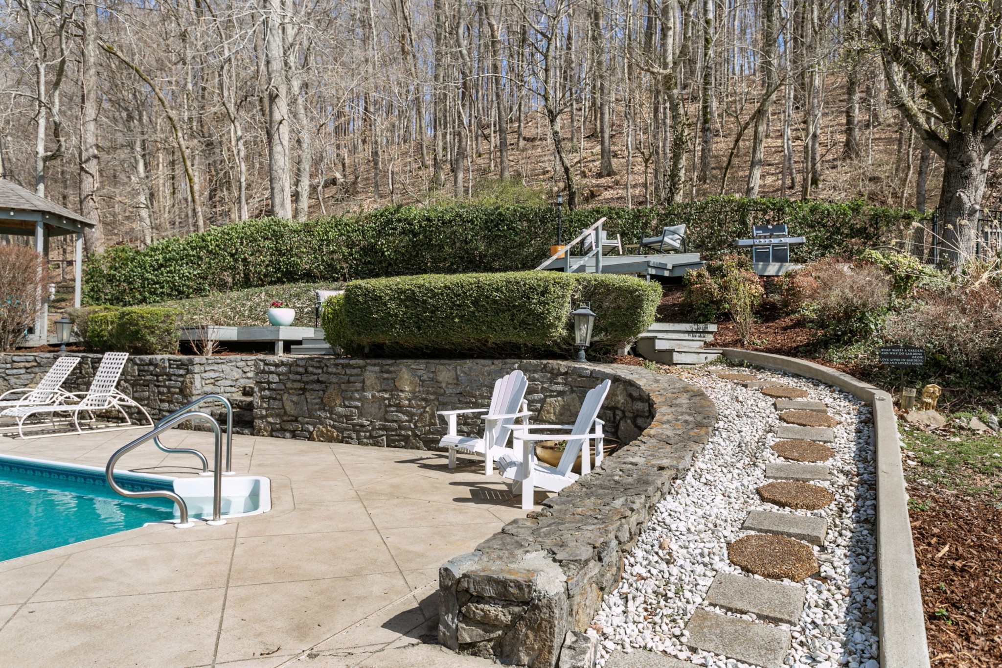 754 High Point Ridge Road Franklin, TN 37069 - Photo 34 of 53 a terrace with outdoor seating and trees