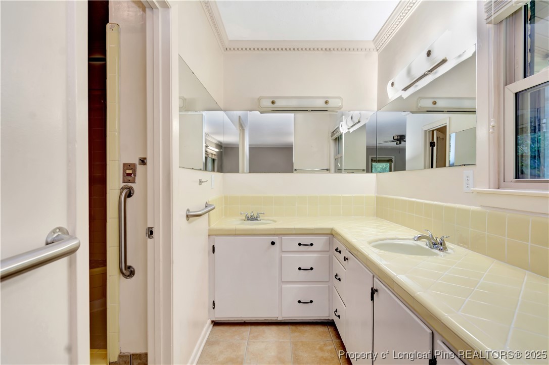 12073 Highway 130 Fairmont, NC 28340 - Photo 25 of 45 view of a bathroom with a sink and a mirror