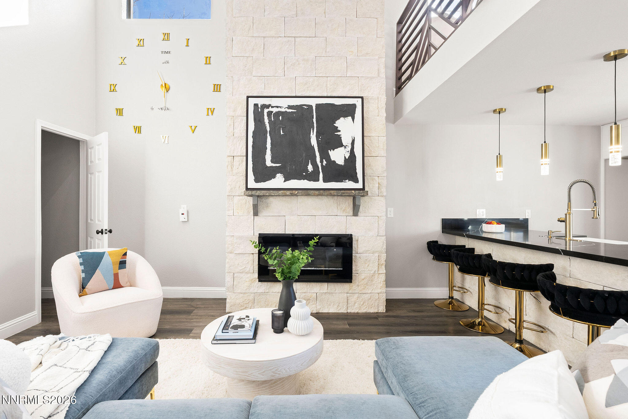 14675 Chamy Drive Reno, NV 89521 - Photo 6 of 86 a living room with furniture and a fireplace