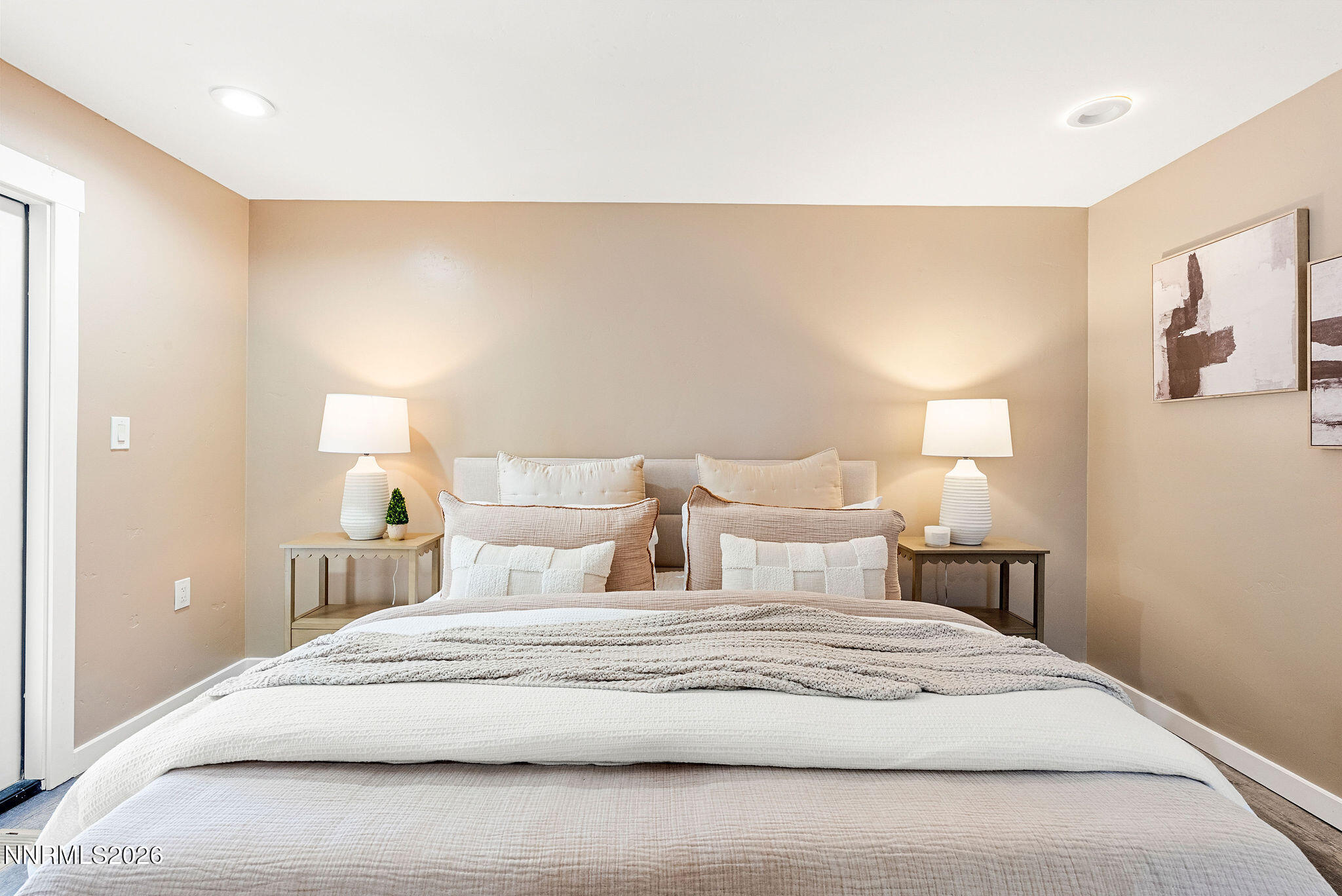 14675 Chamy Drive Reno, NV 89521 - Photo 61 of 86 a bedroom with a bed and a night stand