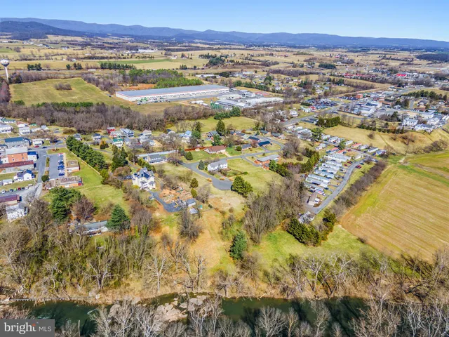 a view of a city with an ocean