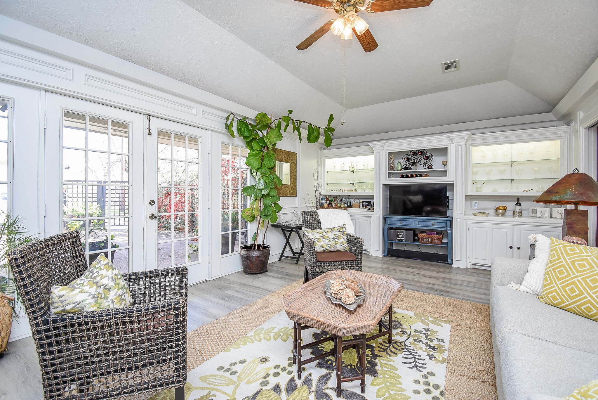 2146 17th Street Hempstead, TX 77445 - Photo 25 of 50 a living room with furniture fireplace and a flat screen tv