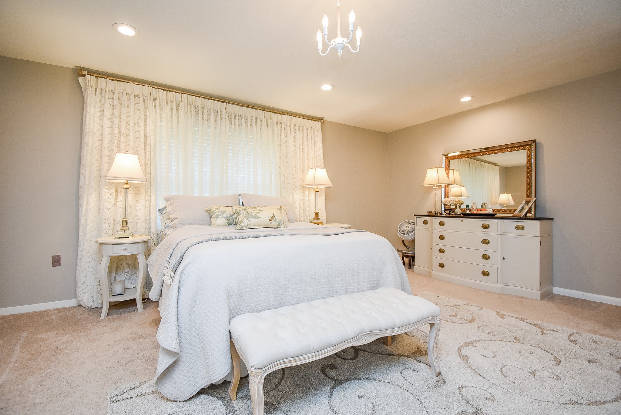 2146 17th Street Hempstead, TX 77445 - Photo 28 of 50 a bedroom with a bed and a flat screen tv