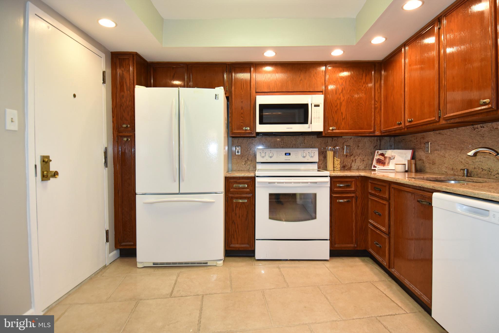 1101 South Arlington Ridge Road, Unit 305 Arlington, VA 22202 - Photo 17 of 57 Kitchen with Backsplash
