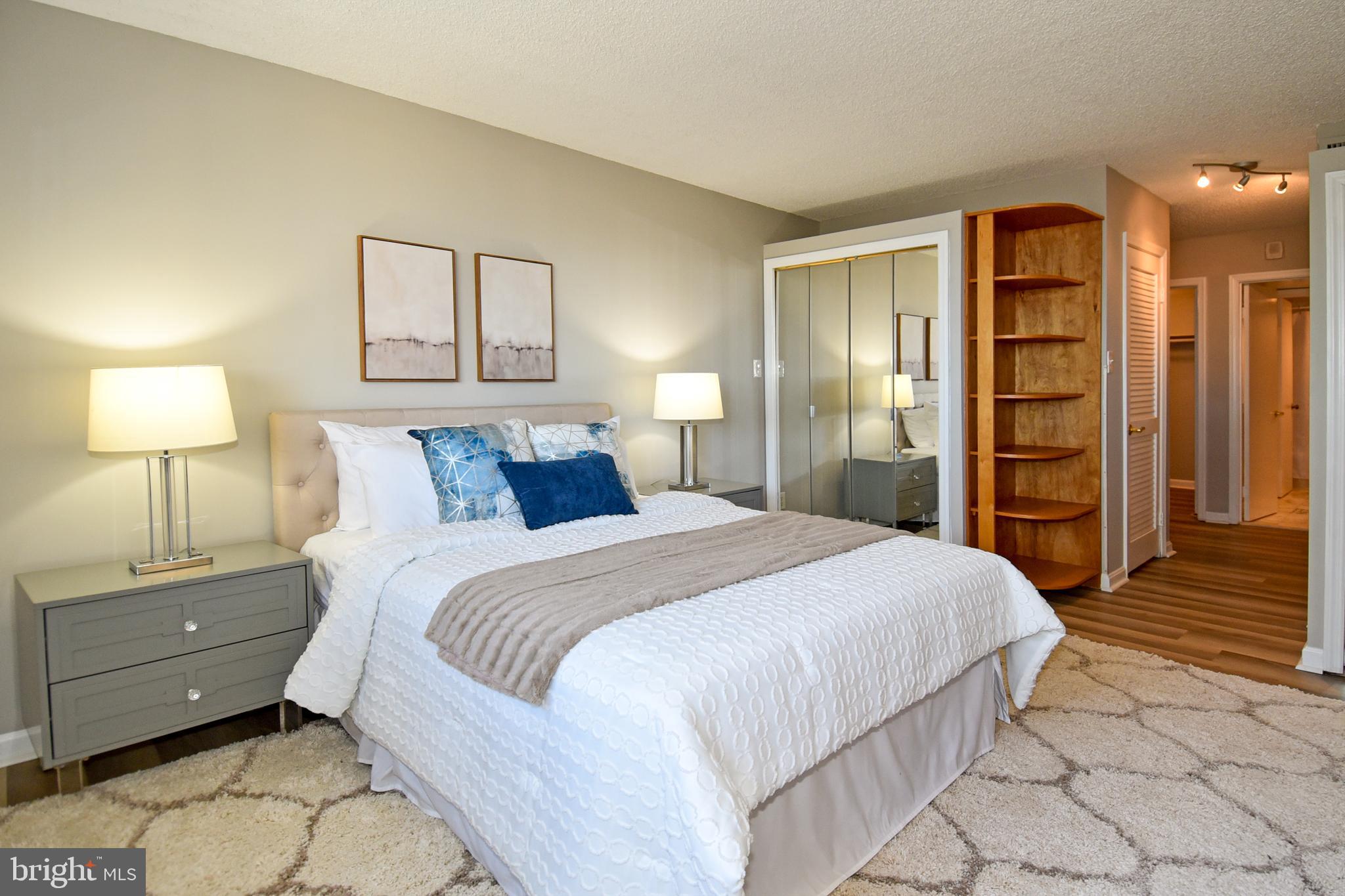 1101 South Arlington Ridge Road, Unit 305 Arlington, VA 22202 - Photo 21 of 57 Primary Bedroom with built-ins