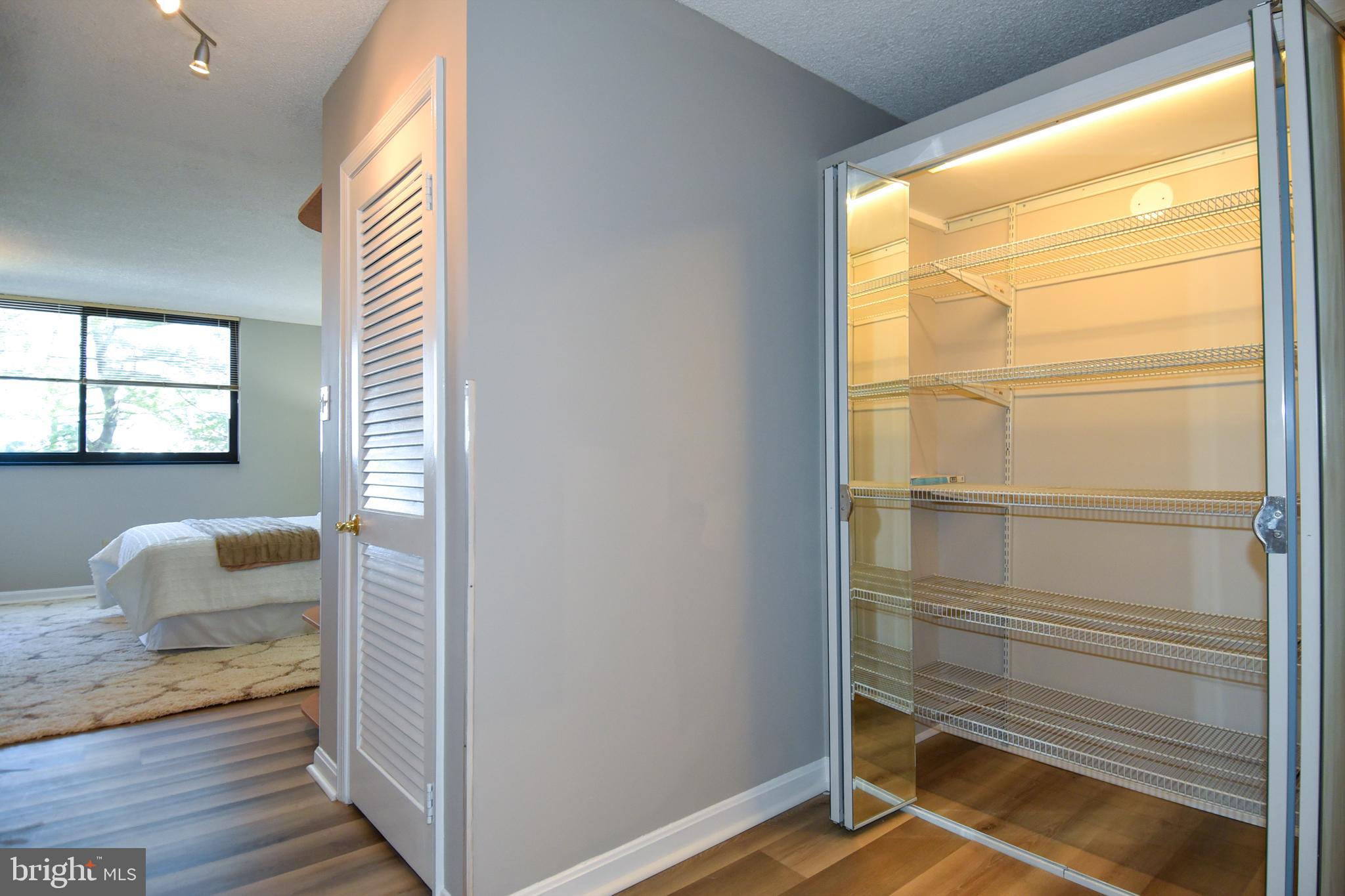 1101 South Arlington Ridge Road, Unit 305 Arlington, VA 22202 - Photo 31 of 57 Primary BR shelved closet with dressing area