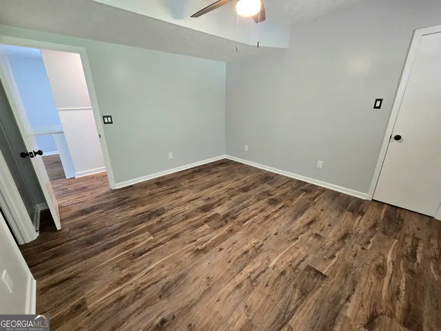 wooden floor in an empty room