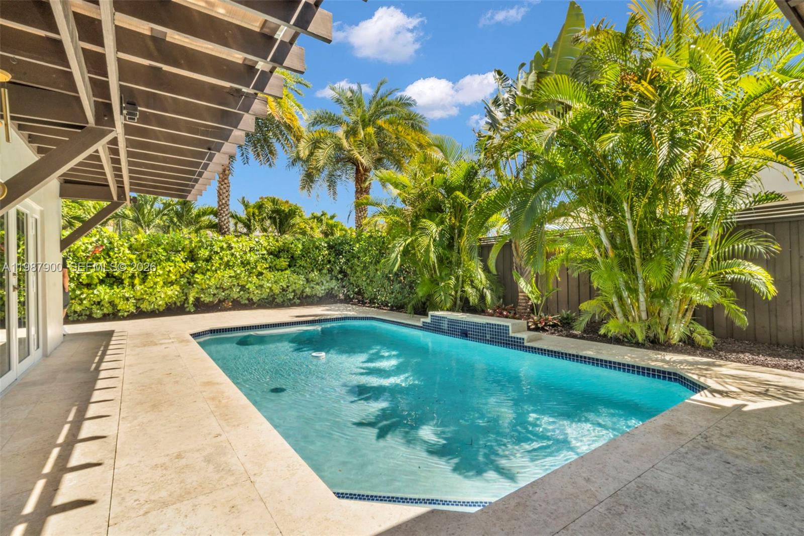 15726 Southwest 76th Terrace Miami, FL 33193 - Photo 33 of 34 a view of swimming pool from a outdoor space