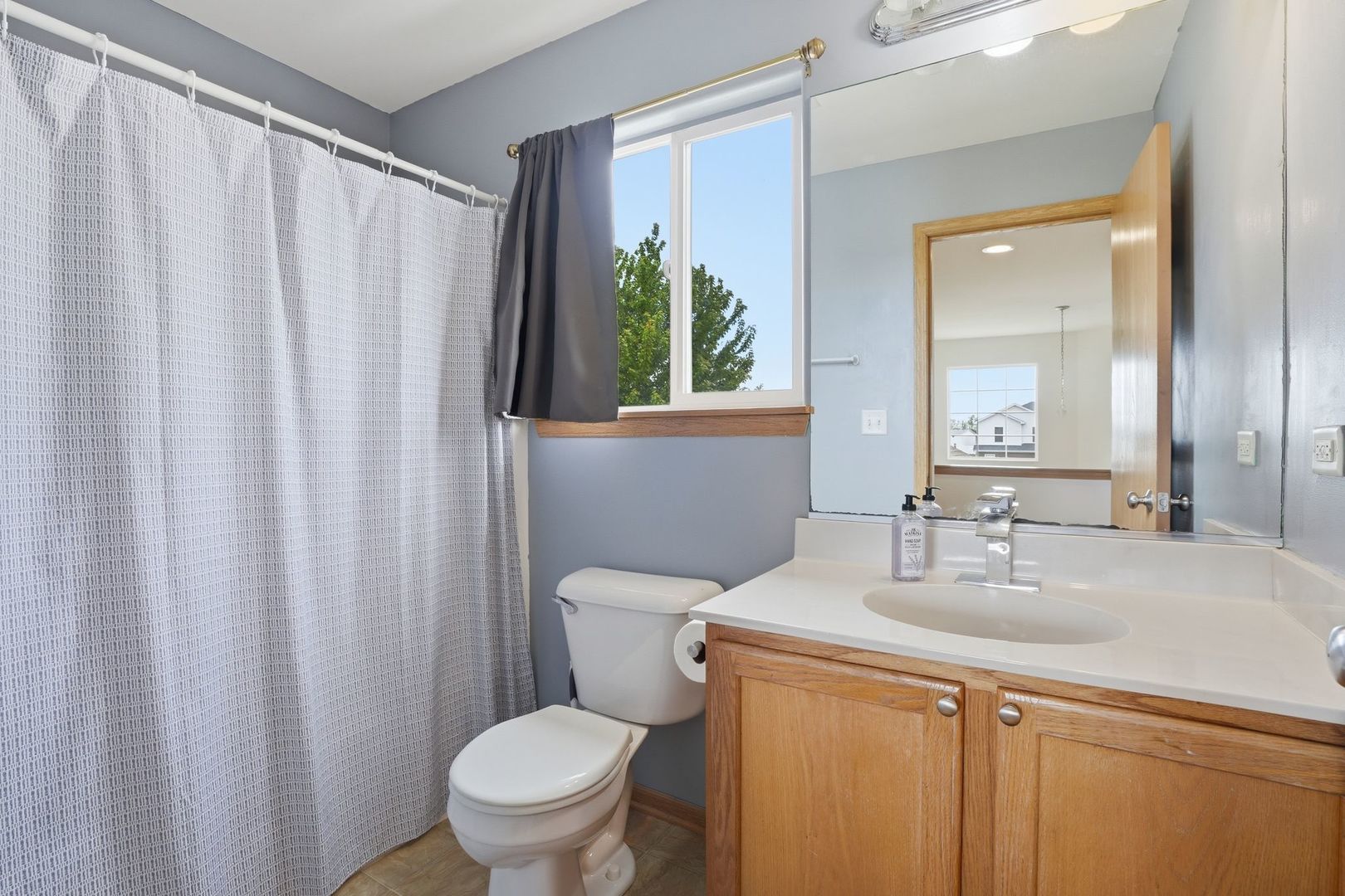 797 Kyle Court Braidwood, IL 60408 - Photo 17 of 33 a bathroom with a sink a toilet and a mirror