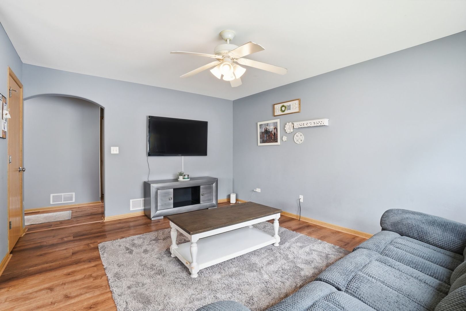 797 Kyle Court Braidwood, IL 60408 - Photo 7 of 33 a living room with furniture and a flat screen tv