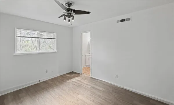 wooden floor in an empty room