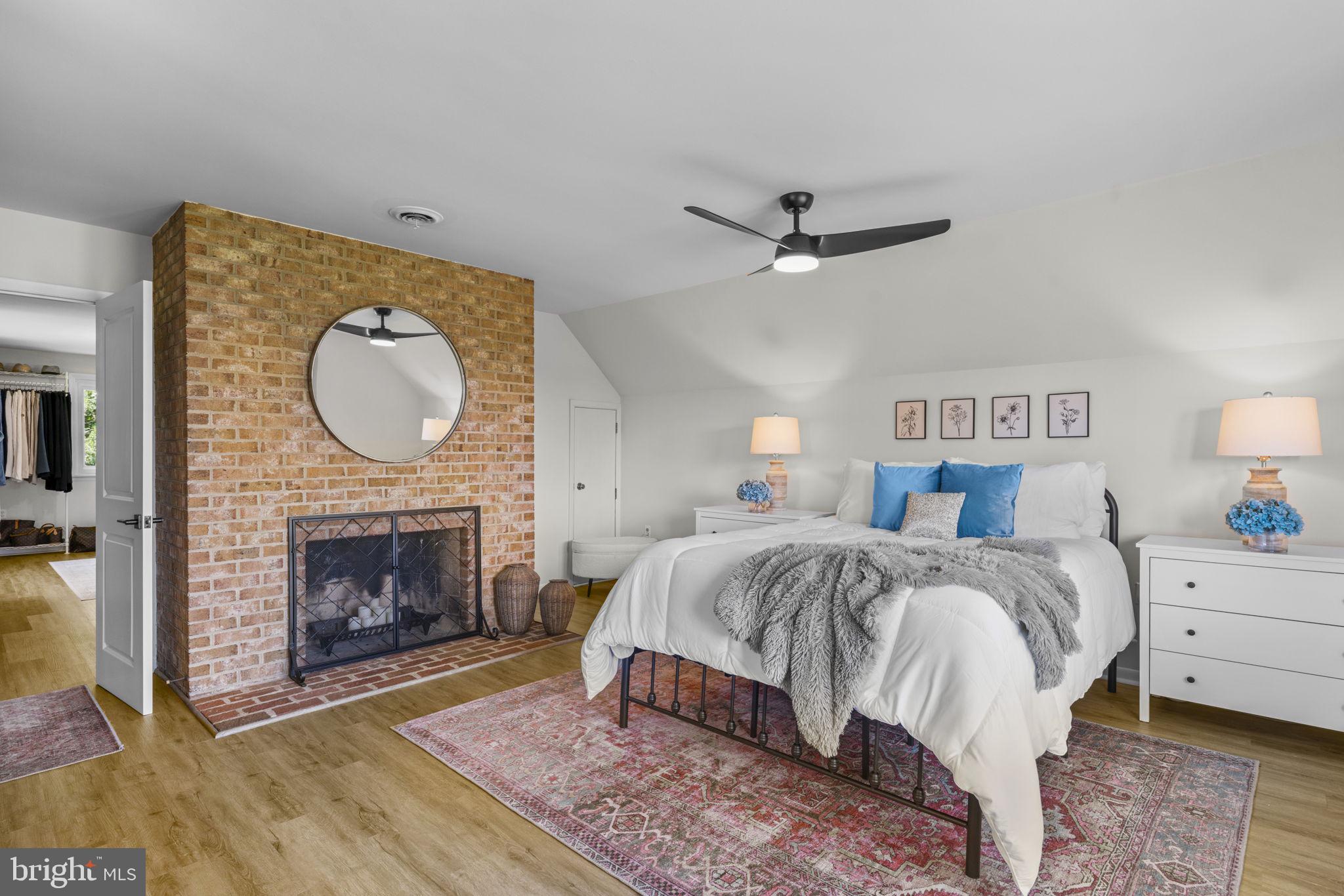 6970 Kim Lane Friendship, MD 20758 - Photo 28 of 50 Primary bedroom includes a fireplace