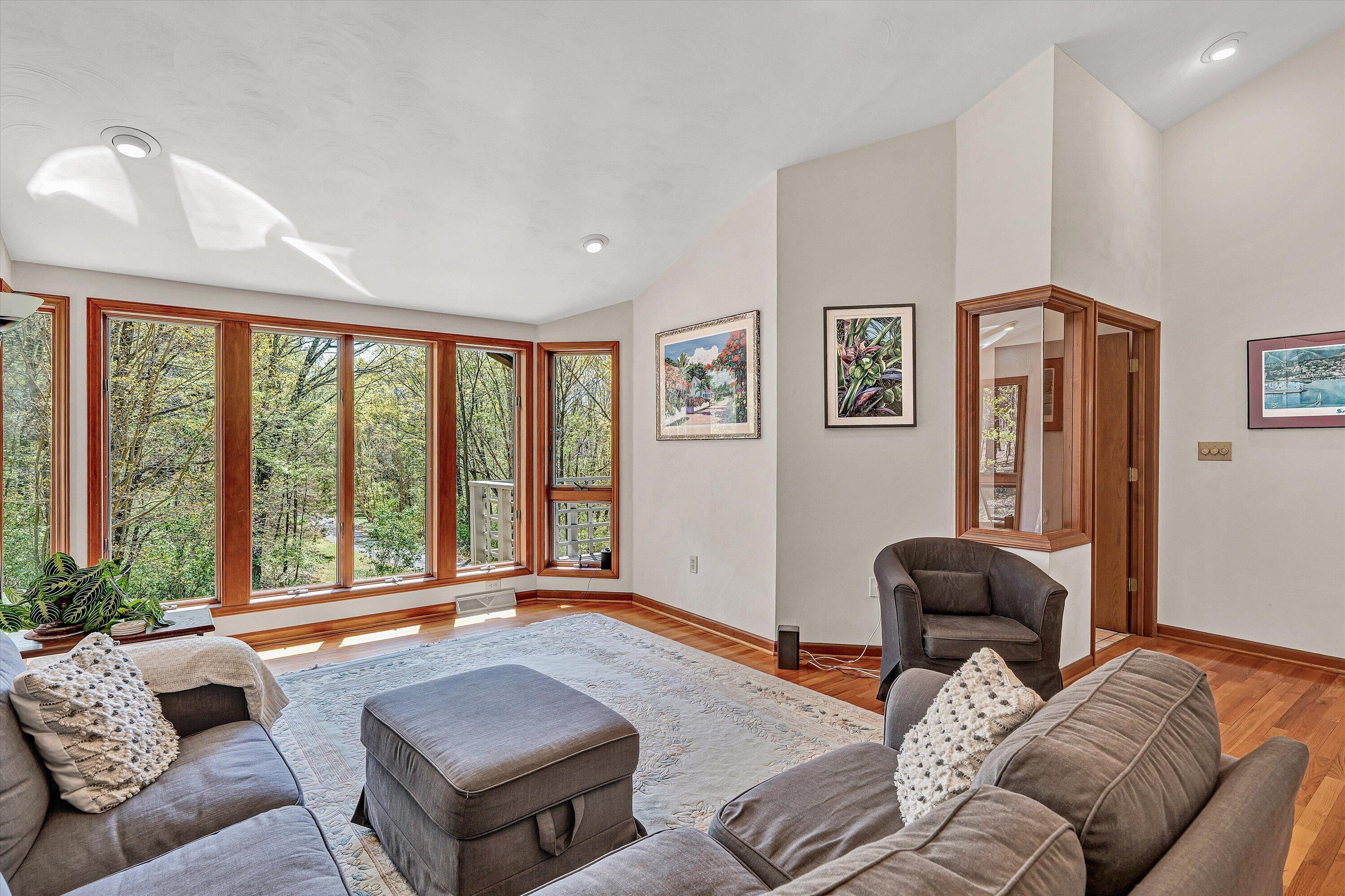 1124 Old Hollow Road Buchanan, VA 24066 - Photo 14 of 73 a living room with furniture and large windows