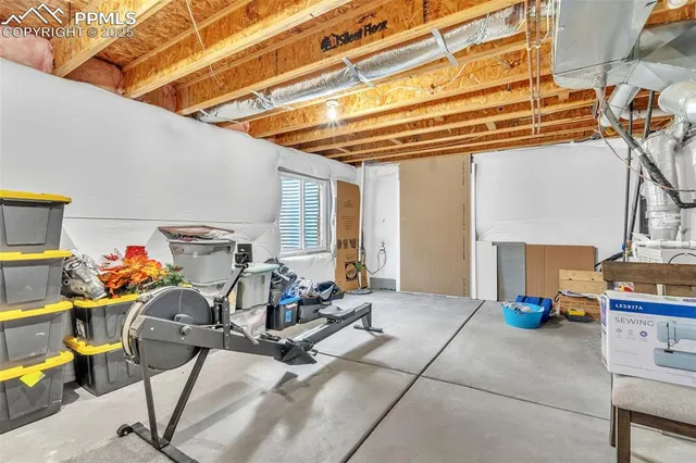 a view of storage and utility room