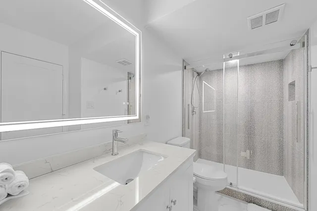 a view of a balcony with an ocean view