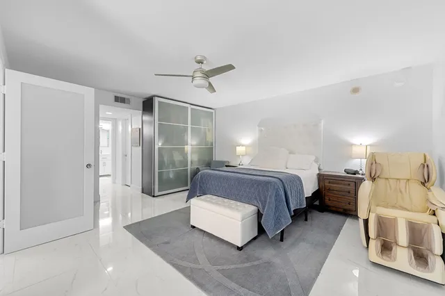 a view of a city with tall buildings