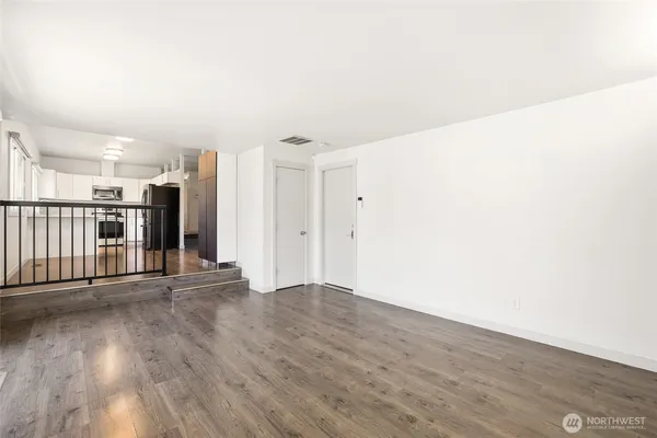 a view of a interior in a room