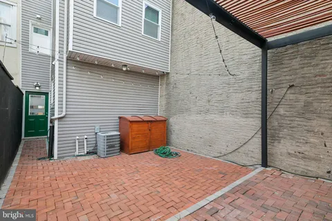 a backyard of a house