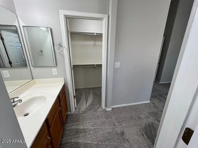 a view of a big room with closet