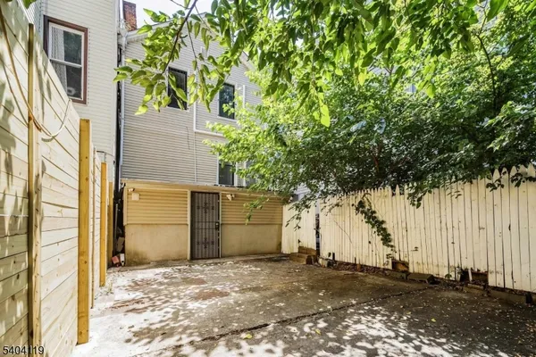 a backyard of a house