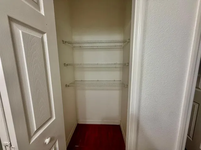 a view of walk in closet