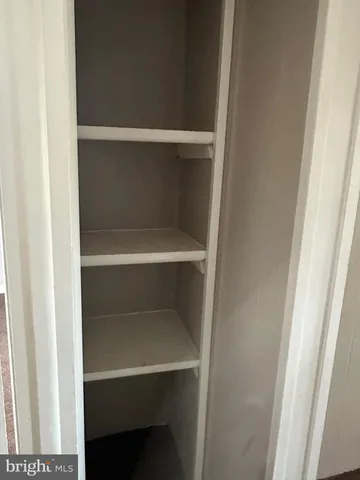 a close view of closet