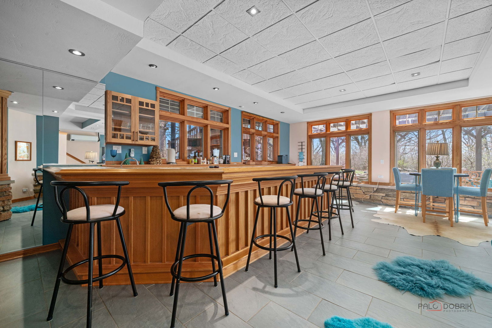 20719 Highview Road Marengo, IL 60152 - Photo 30 of 62 a dining room with furniture and a floor to ceiling window