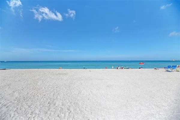 a view of an ocean beach
