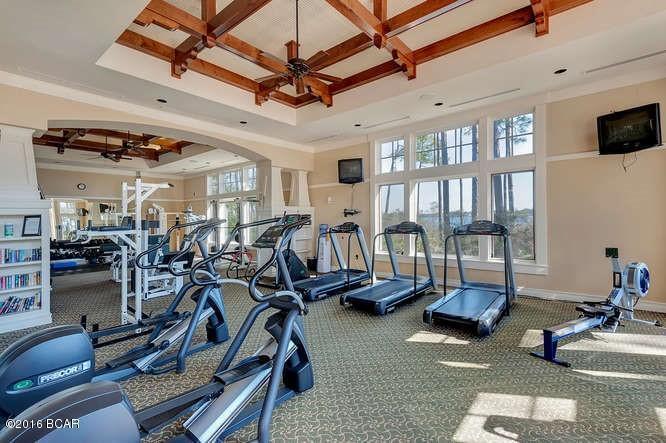 1101 Prospect Promenade, Unit 101 Panama City Beach, FL 32413 - Photo 33 of 49 a view of a room with gym equipment