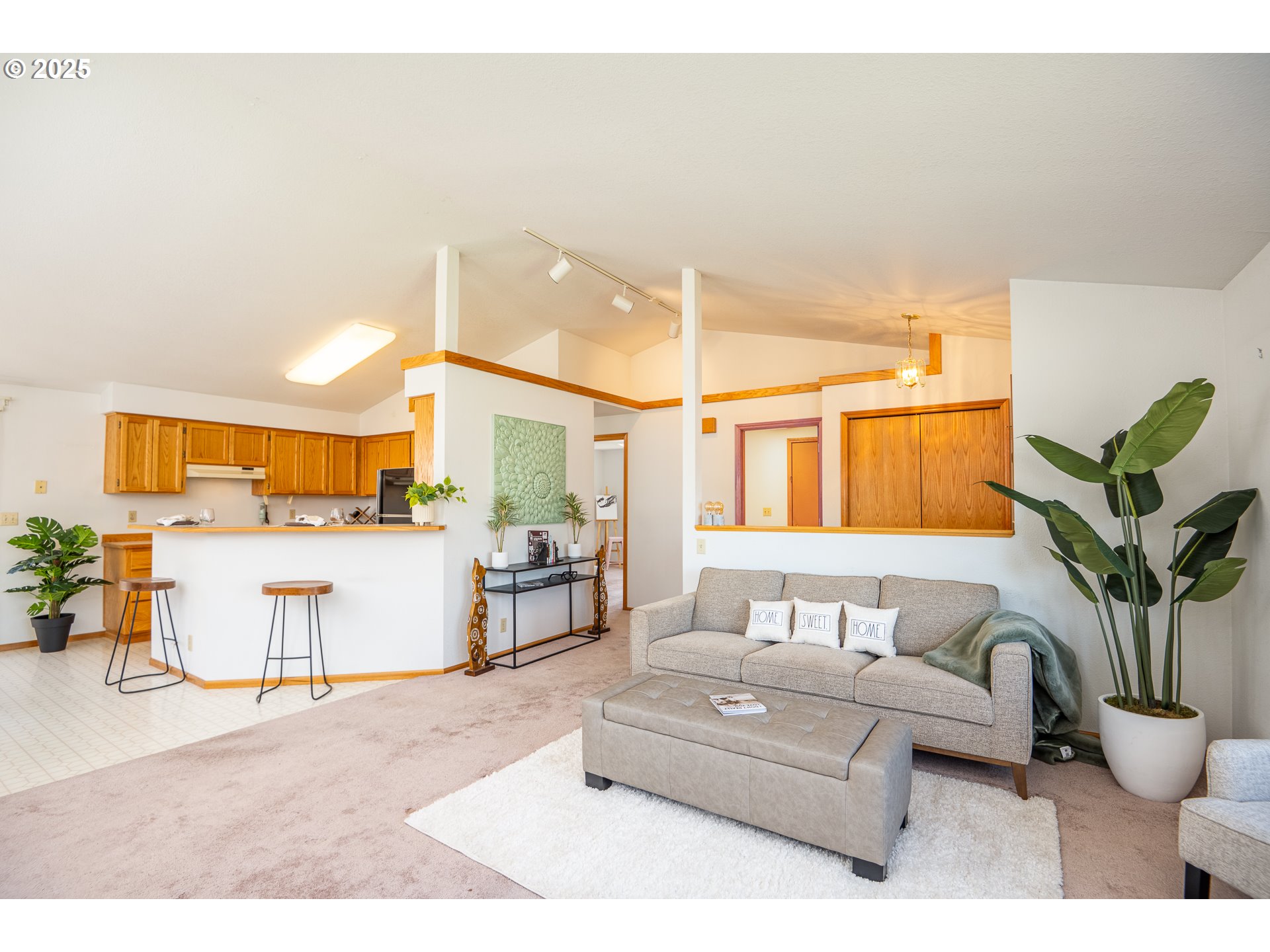 5669 D Street Springfield, OR 97478 - Photo 6 of 30 a living room with furniture and a potted plant