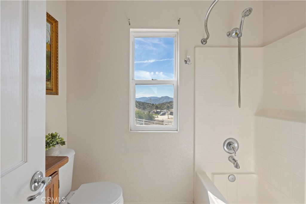 34250 McEnnery Canyon Road Acton, CA 93510 - Photo 38 of 63 a bathroom with a sink a toilet and shower