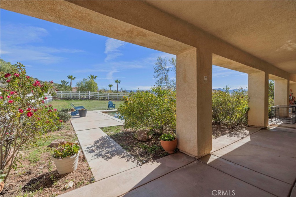 34250 McEnnery Canyon Road Acton, CA 93510 - Photo 51 of 63 a view of a back yard from a balcony