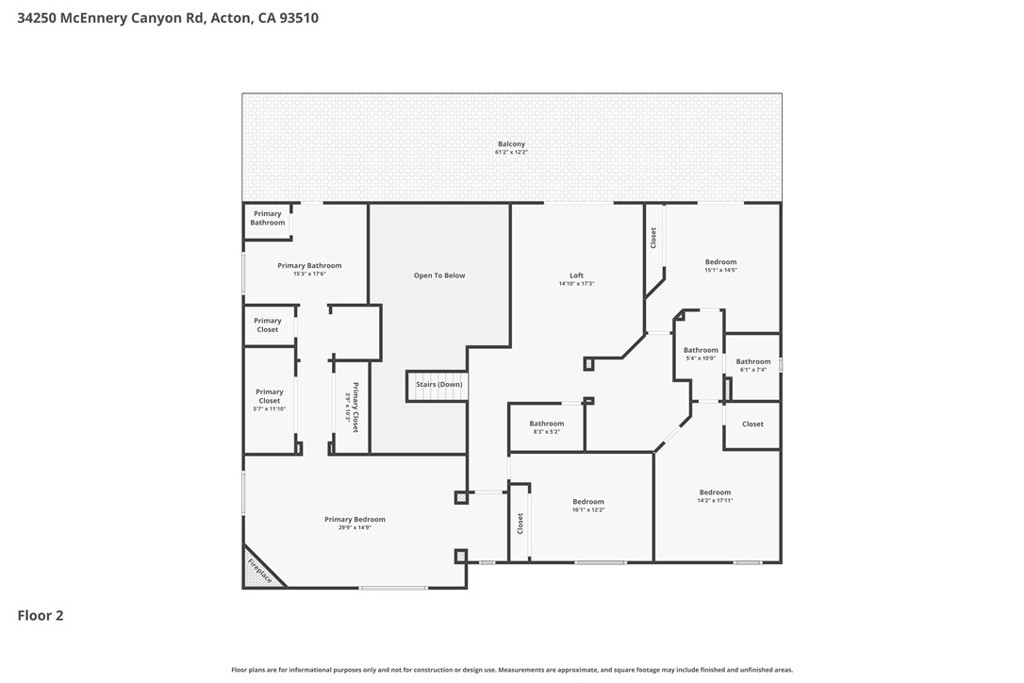 34250 McEnnery Canyon Road Acton, CA 93510 - Photo 63 of 63 Floor 2