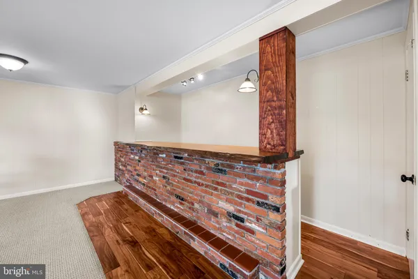 a view of wooden floor