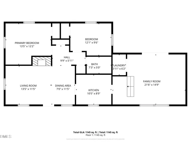 $297,000 | 1423 East Hudson Avenue, Durham, NC 27705