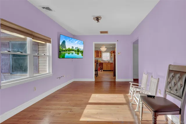 a view of livingroom with furniture window and outdoor view