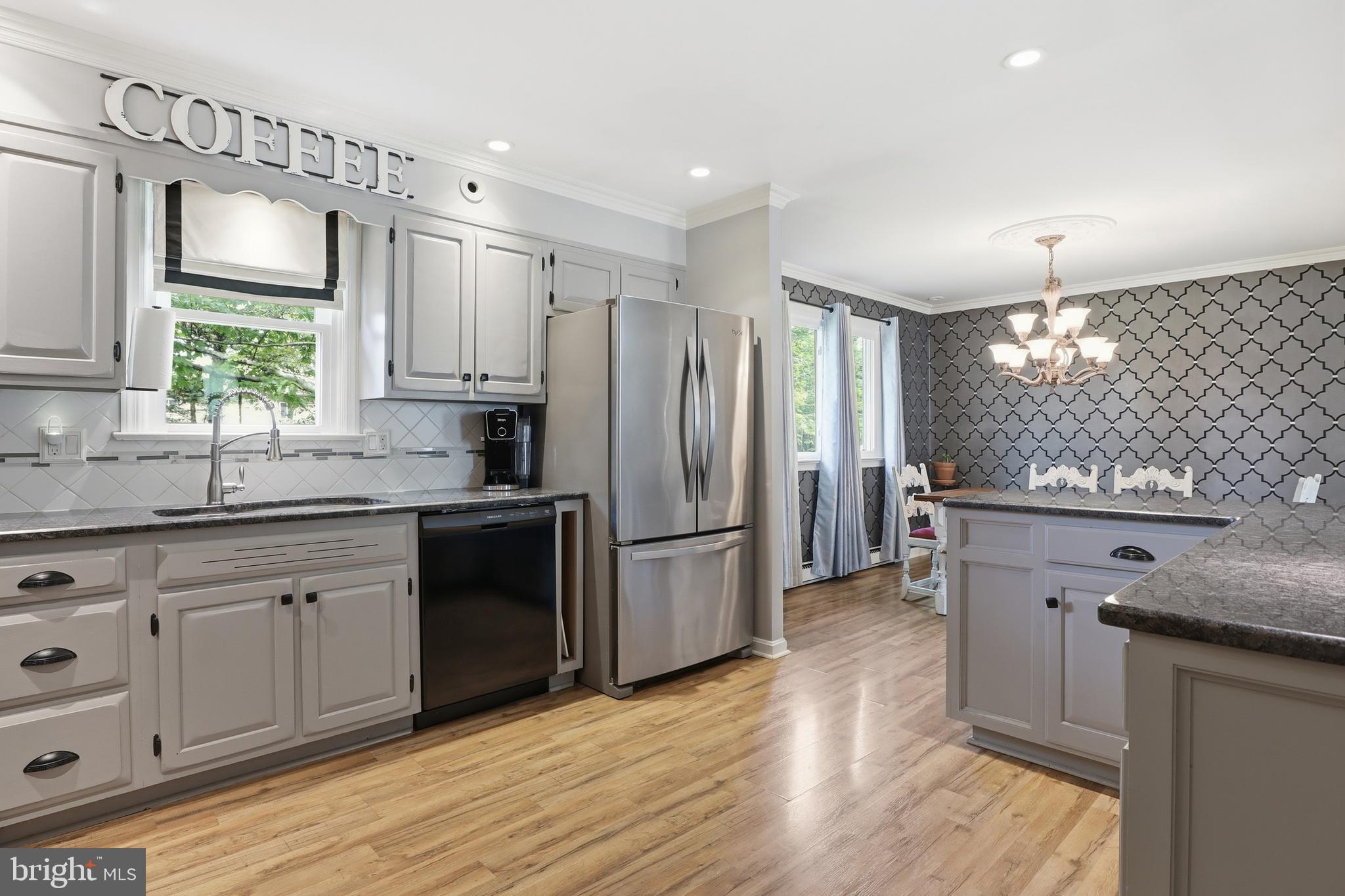 1072 Lambley Road Landisville, PA 17538 - Photo 36 of 46 a kitchen with a refrigerator cabinets and wooden floor