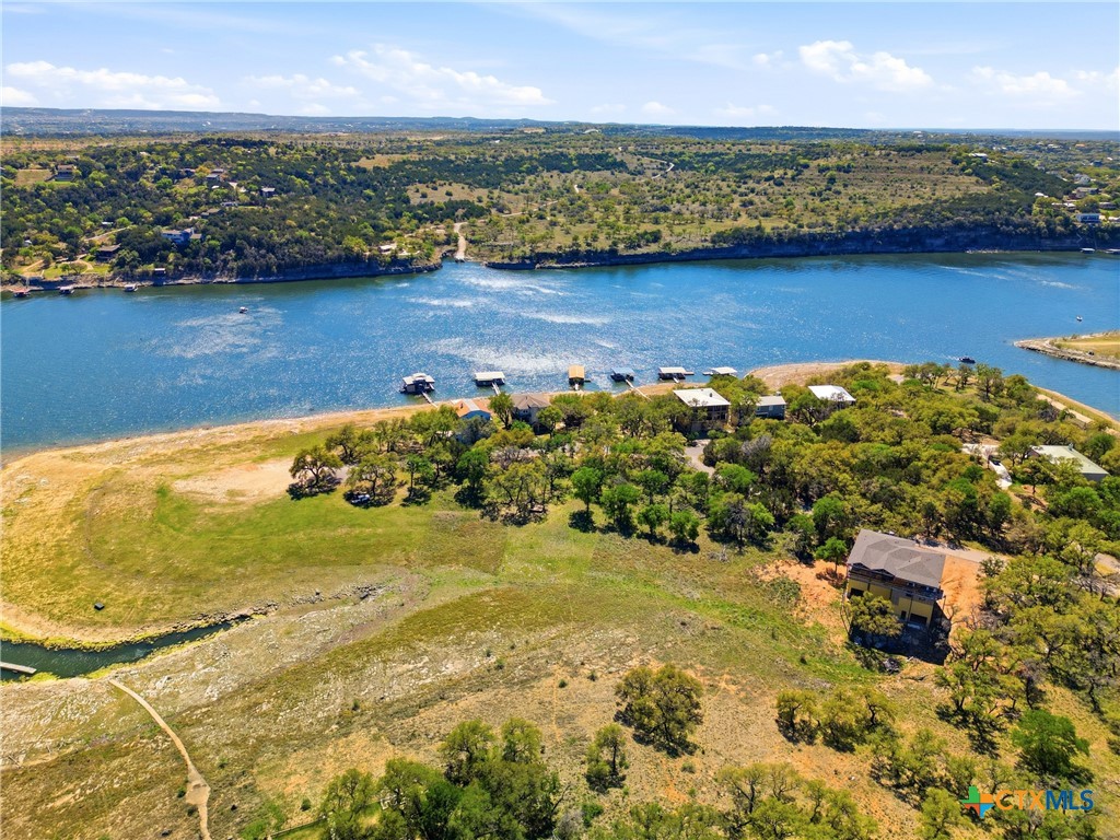 1309 Emerald Road Lago Vista, TX 78645 - Photo 10 of 26 an aerial view of ocean residential houses with outdoor space