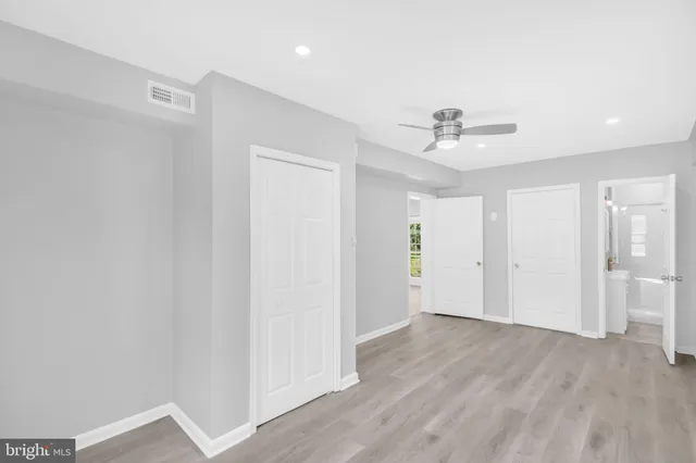 a view of an empty room