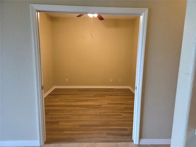 a room and a hard wood floor