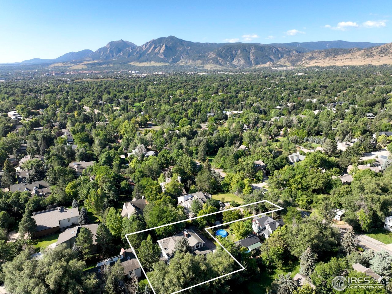 3788 26th Street Boulder, CO 80304 - Photo 40 of 47 a view of a lush green field with a mountain in the background