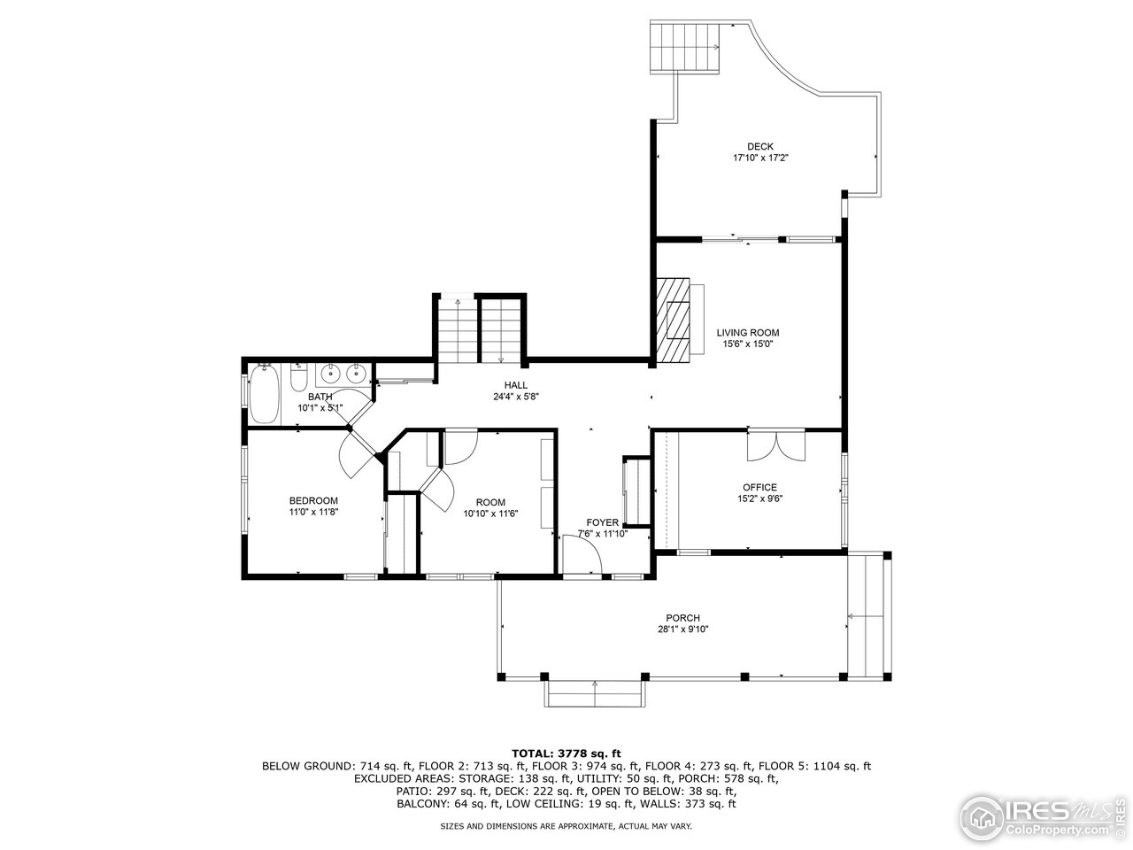 3788 26th Street Boulder, CO 80304 - Photo 45 of 47 a picture of floor plan