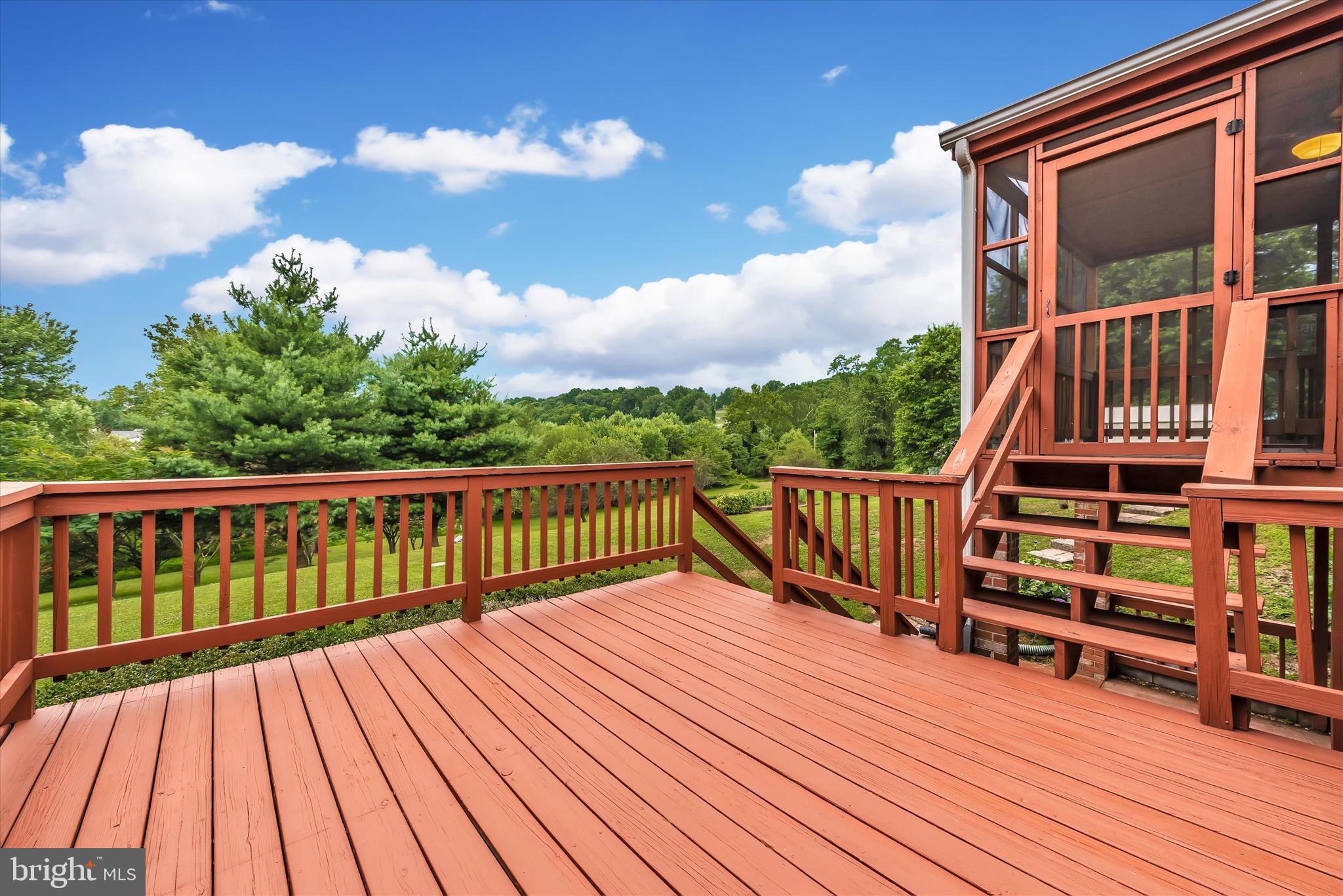 5333 Gold Mine Road Frederick, MD 21703 - Photo 27 of 34 Deck with Backyard Views