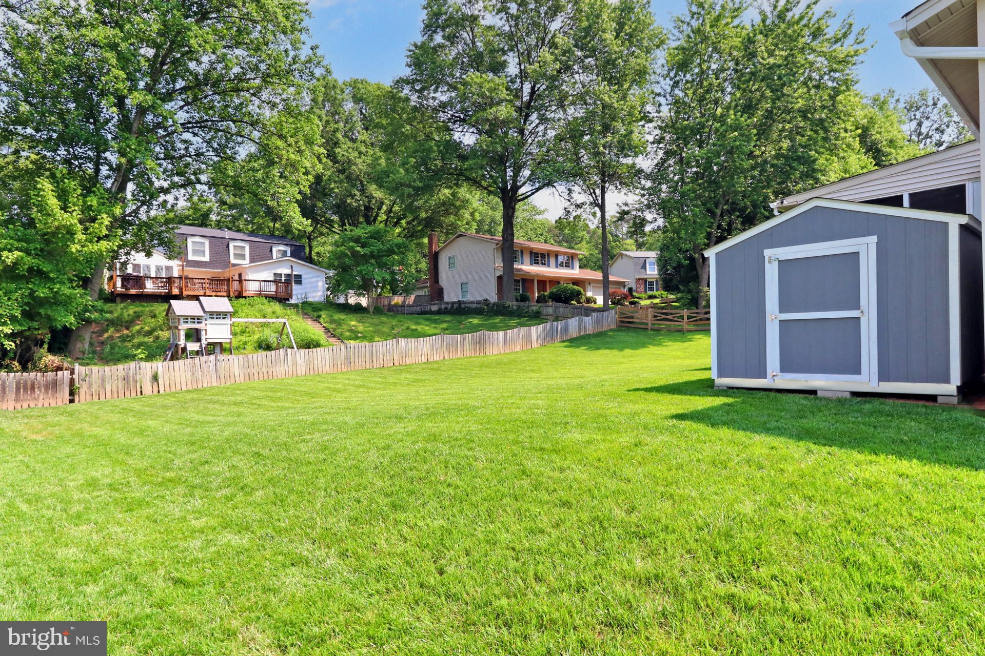 9110 Rockefeller Lane Springfield, VA 22153 - Photo 38 of 56 Gorgeous, level, grassy yard