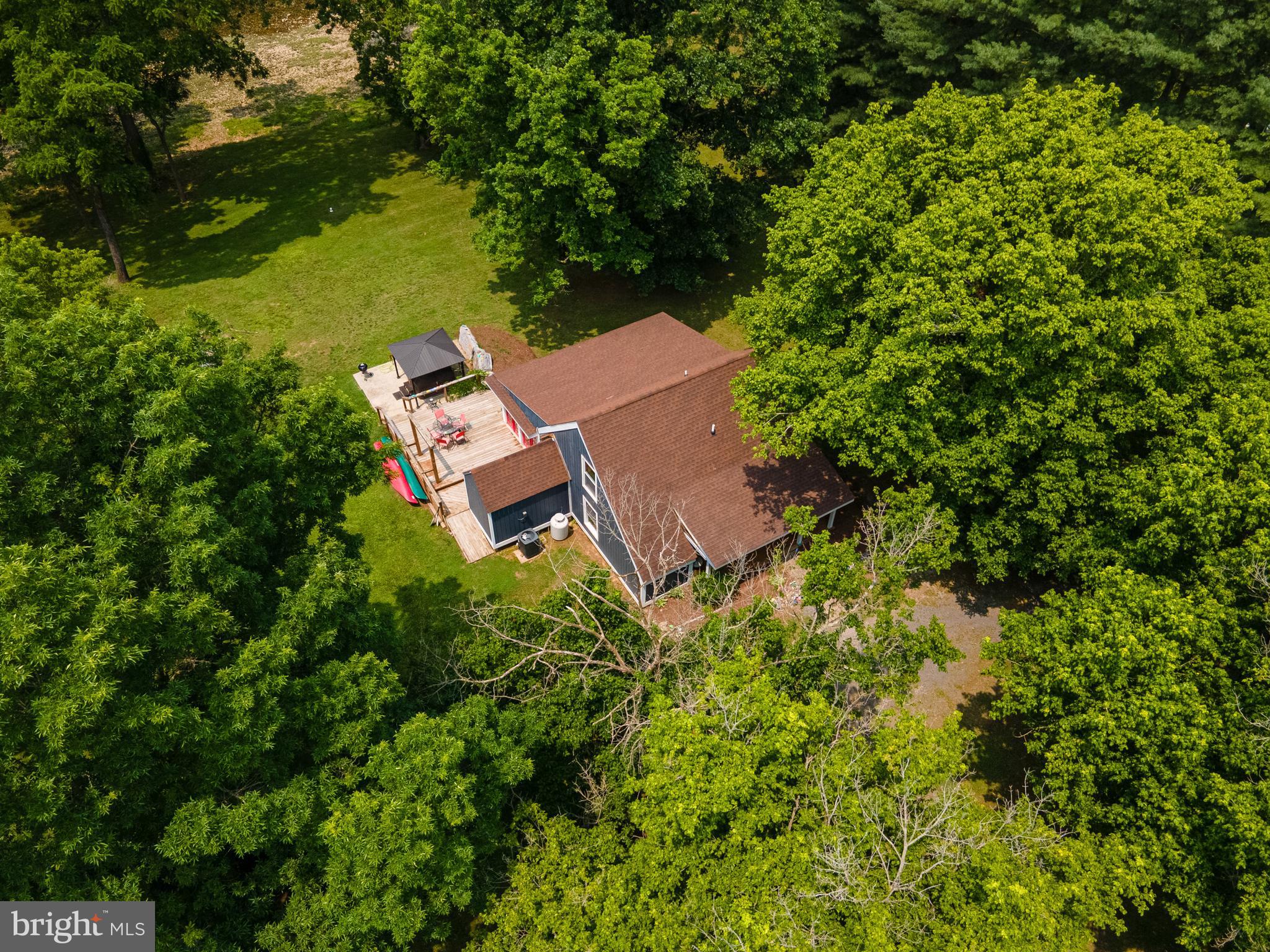1215 Fort Stover Road Luray, VA 22835 - Photo 131 of 143 an aerial view of a house with yard swimming pool and outdoor seating