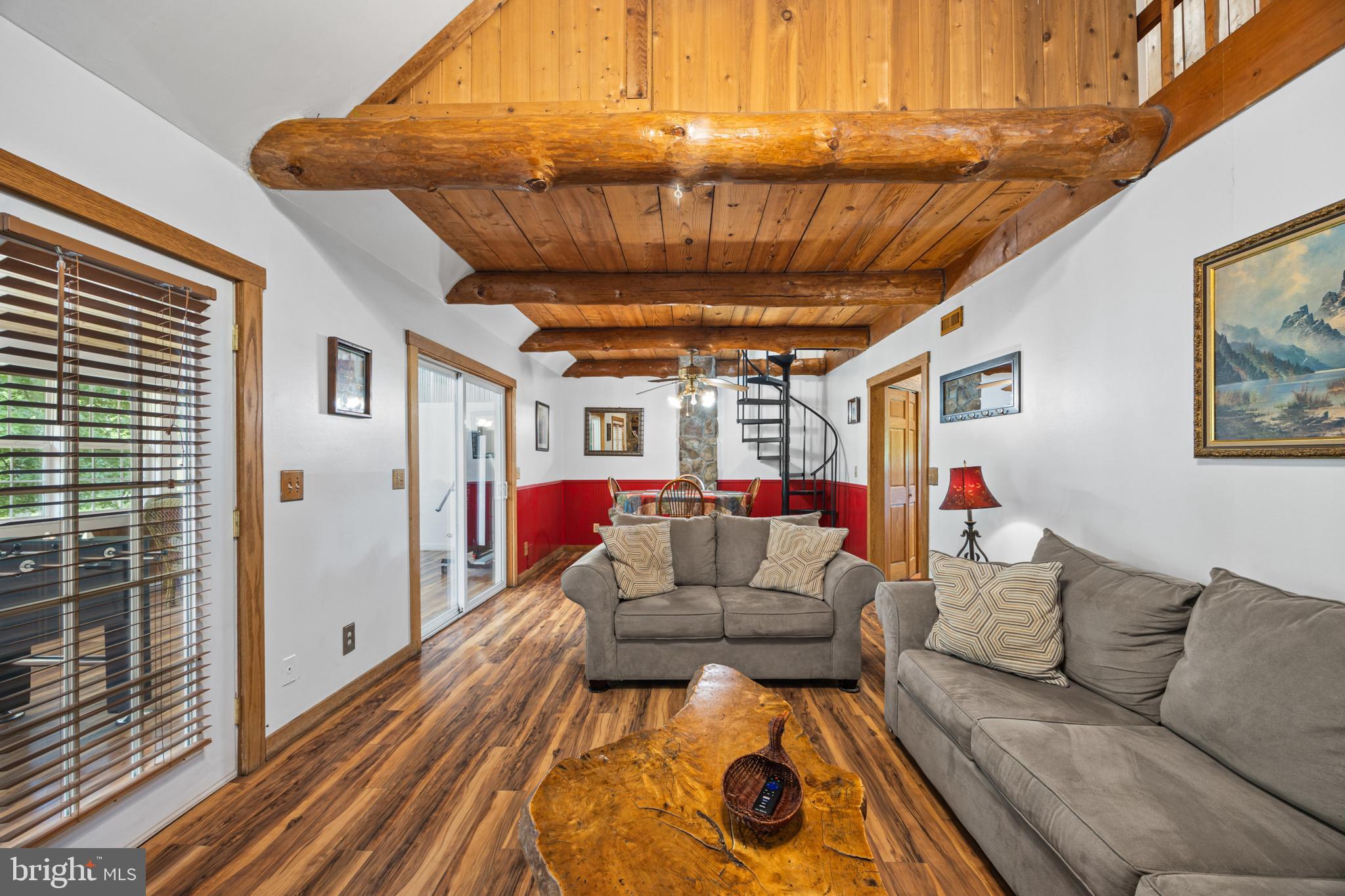 1215 Fort Stover Road Luray, VA 22835 - Photo 98 of 143 a living room with furniture and a wooden floor