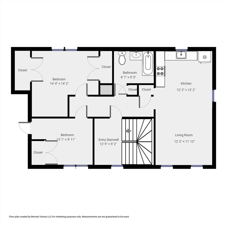 251 Roxbury Street, Unit 2 Boston, MA 02119 - Photo 15 of 16 a black and white photo of a