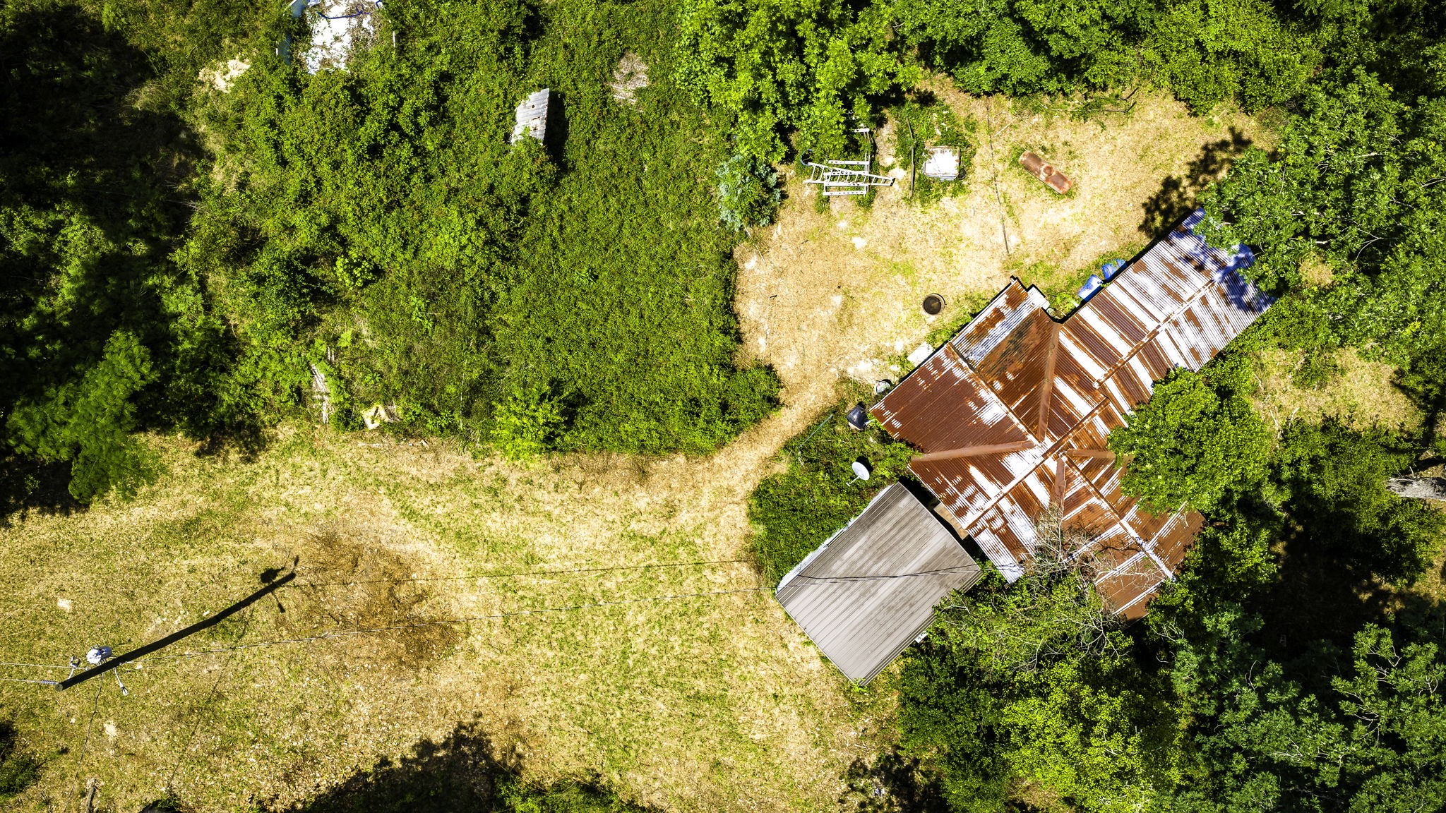 5800 Outlaw Bend Road Livingston, TX 77351 - Photo 10 of 29 a bird view of yard