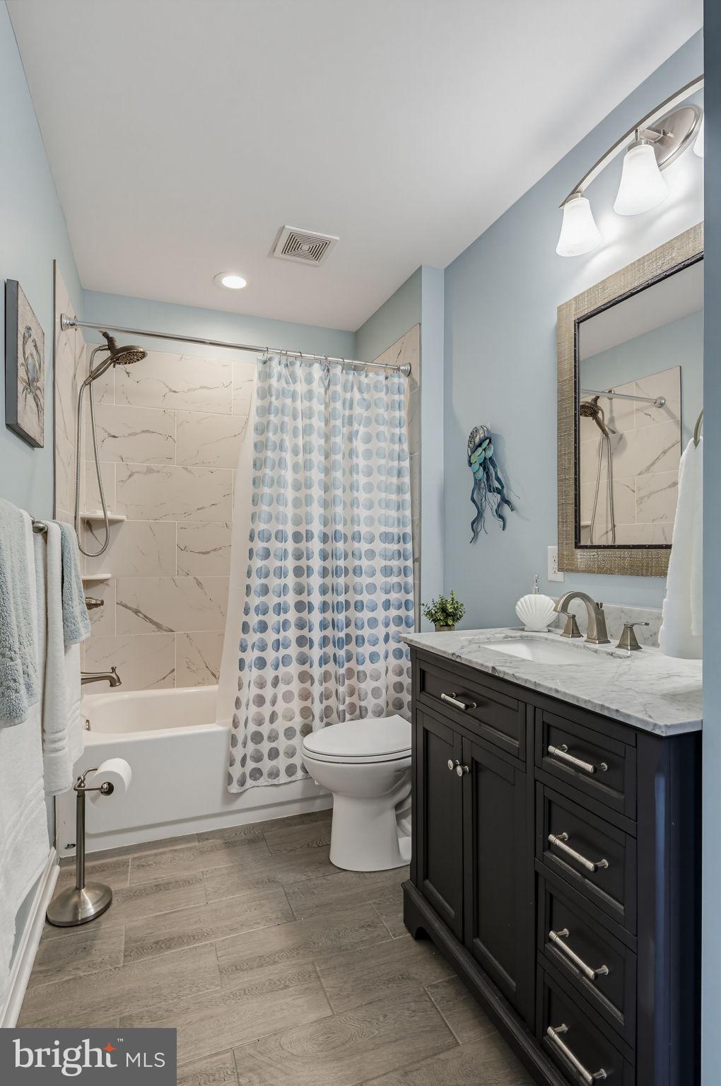 9242 Spring Valley Road Ellicott City, MD 21043 - Photo 29 of 52 Hall Bathroom with shower/tub combo
